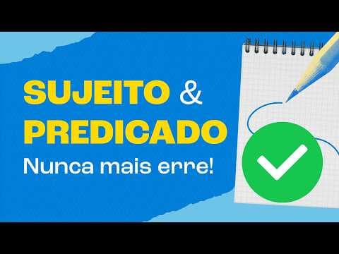 Thumbnail da aula: Tipos de sujeito e predicado explicados | Domine agora!