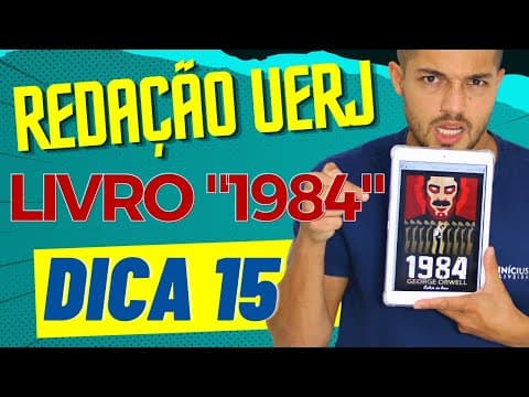 Thumbnail da aula: Como fazer o DESENVOLVIMENTO da UERJ | REDAÇÃO UERJ | GEORGE ORWELL | PROFINHO da REDAÇÃO