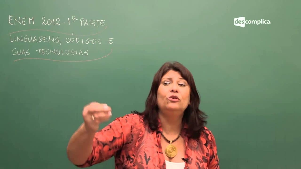 Thumbnail: ENEM 2012, Prova Azul - Parte 1 - Aula ao Vivo: Português | Descomplica