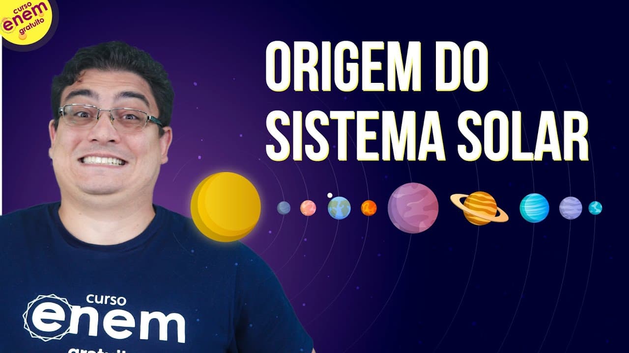 Thumbnail: ORIGEM DO SISTEMA SOLAR | Resumo de Geografia para o Enem