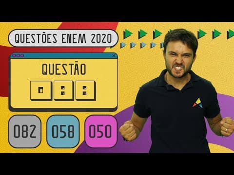 Thumbnail da aula: ENEM 2020 | Planejamento urbano | Questão 88