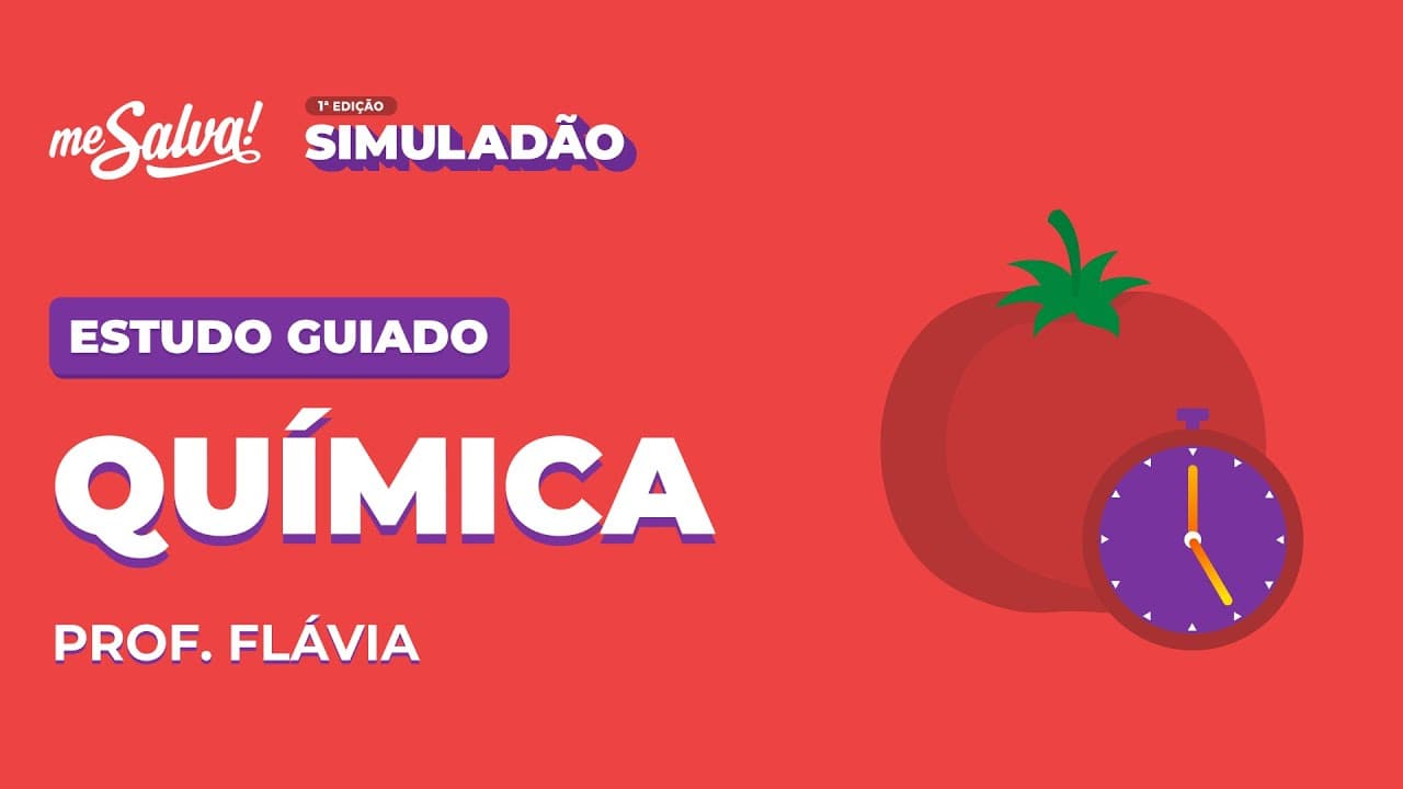 Thumbnail: Estudo Guiado: Química | SIMULADÃO ENEM 2021 | Me Salva! ENEM | #simuladaomesalva