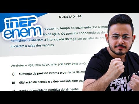 Thumbnail da aula: #8 - ENEM 2020 - PANELA DE PRESSÃO