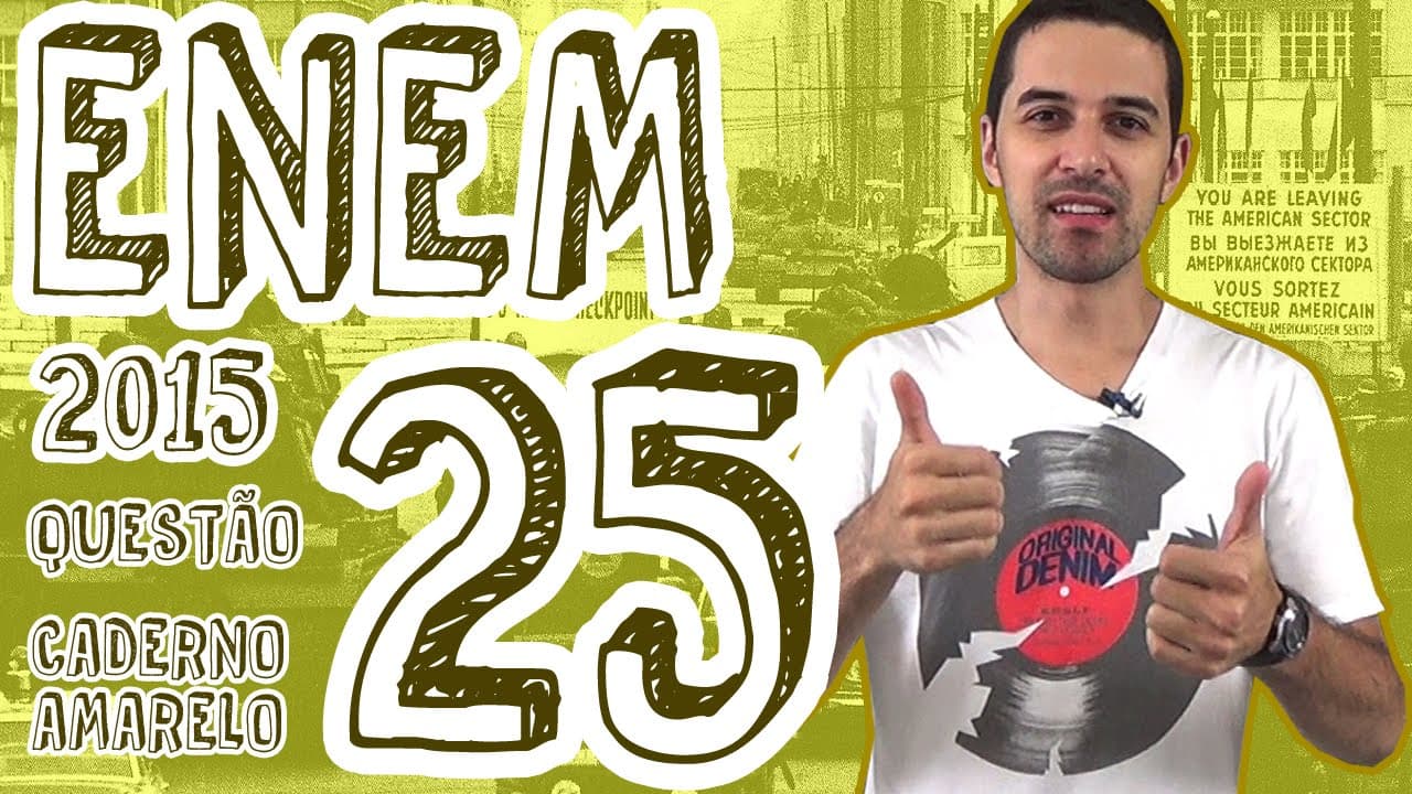 Thumbnail: ENEM 2015 - Questão 25 (Caderno Amarelo)