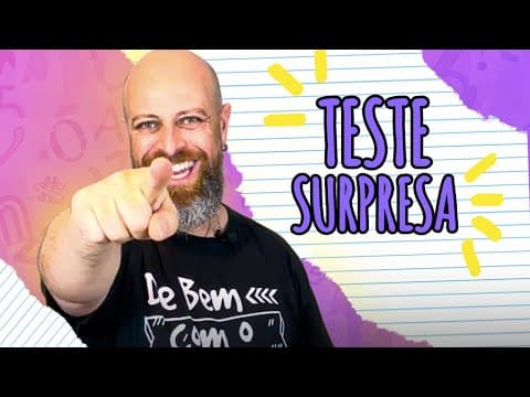 Thumbnail da aula: Você está pronto para um TESTE SURPRESA de Gramática? | Professor Noslen