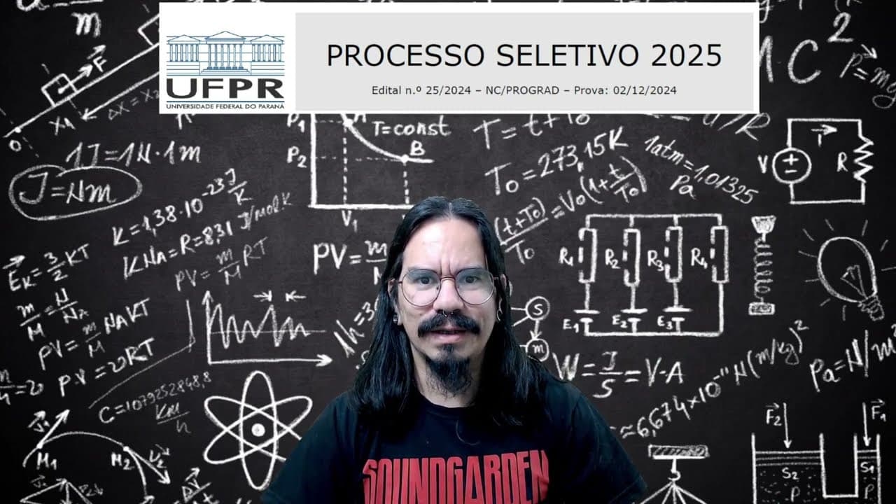 Thumbnail: UFPR 2025 (2ª Fase) - Questão 01