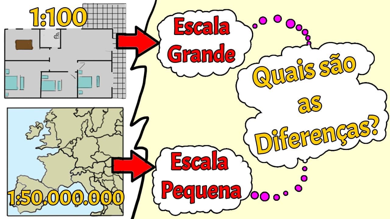 Thumbnail: Escala Cartografica Grande x Pequena - Quais são as diferenças??