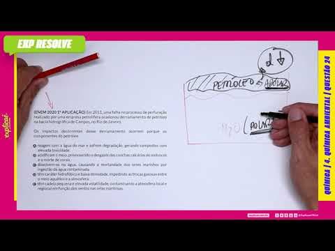Thumbnail da aula: EM 2011, UMA FALHA NO PROCESSO DE PERFURAÇÃO REALIZADO POR UMA EMPRESA (...) | QUÍMICA AMBIENTAL