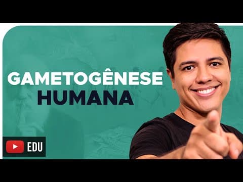 Thumbnail da aula: GAMETOGÊNESE - Espermatogênese e Ovocitogênese -Prof. Kennedy Ramos