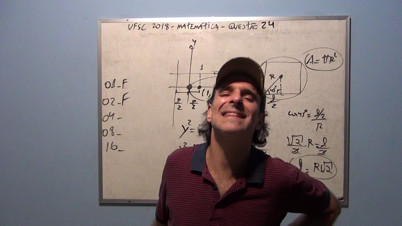 Thumbnail: Correção UFSC 2018 Matemática Questão 24