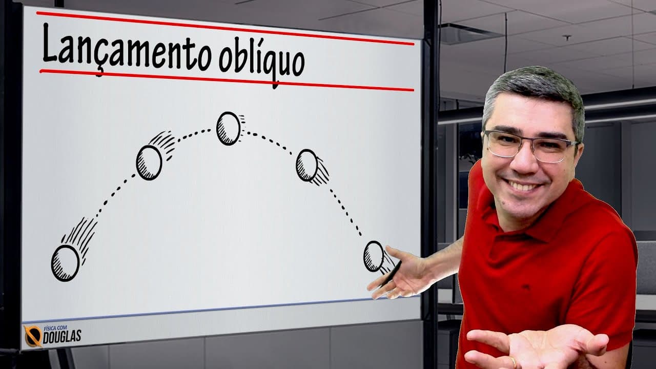 Thumbnail: NÃO DECORE NOVAS FÓRMULAS no Lançamento oblíquo e resolva o ENEM