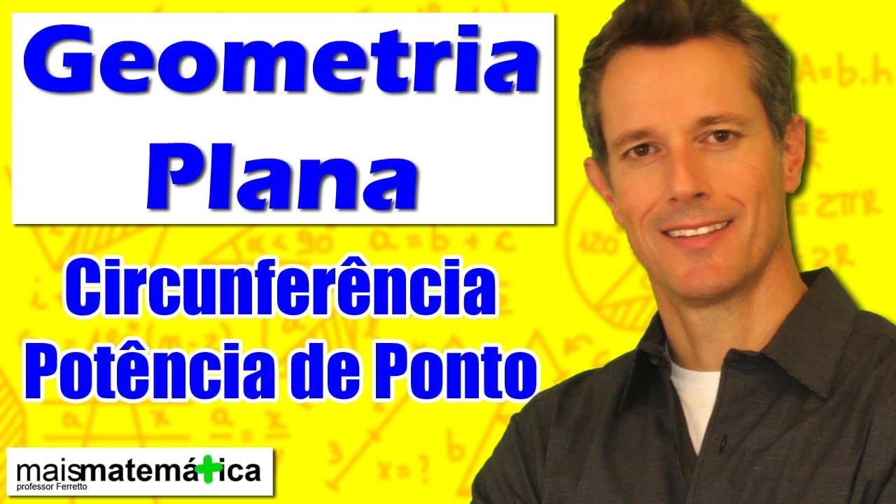 Thumbnail: Geometria Plana: Circunferência - Potência de Ponto (Aula 22)