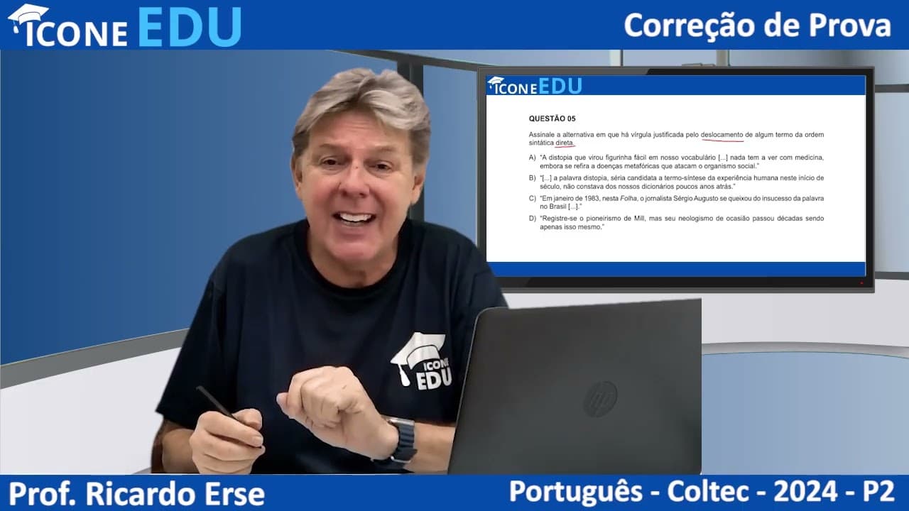 Thumbnail: COLTEC-UFMG 2024 - PORTUGUÊS  P2