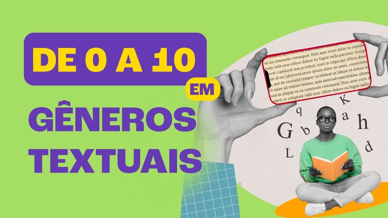 Thumbnail: Gêneros Textuais: Aprenda de forma FÁCIL E RÁPIDA!