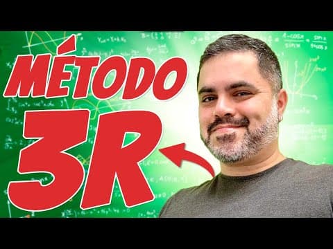 Thumbnail da aula: ✔️ MÉTODO 3R do Prof. Rafael Procopio para VOCÊ APRENDER MATEMÁTICA para CONCURSOS PÚBLICOS e ENEM