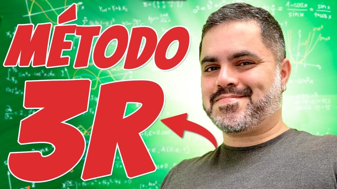 Thumbnail: ✔️ MÉTODO 3R do Prof. Rafael Procopio para VOCÊ APRENDER MATEMÁTICA para CONCURSOS PÚBLICOS e ENEM