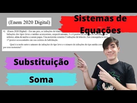 Thumbnail da aula: Questão 4 - (Enem 2020 Digital) - Em um país, as infrações de trânsito são classificadas de acordo..