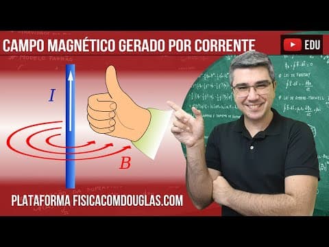Thumbnail da aula: Campo magnético gerado por corrente elétrica