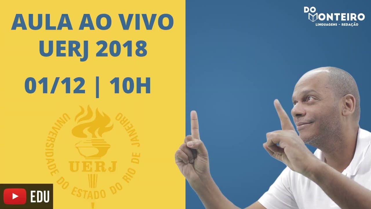 Thumbnail: Aulão UERJ Específica 2018 | DoMonteiro