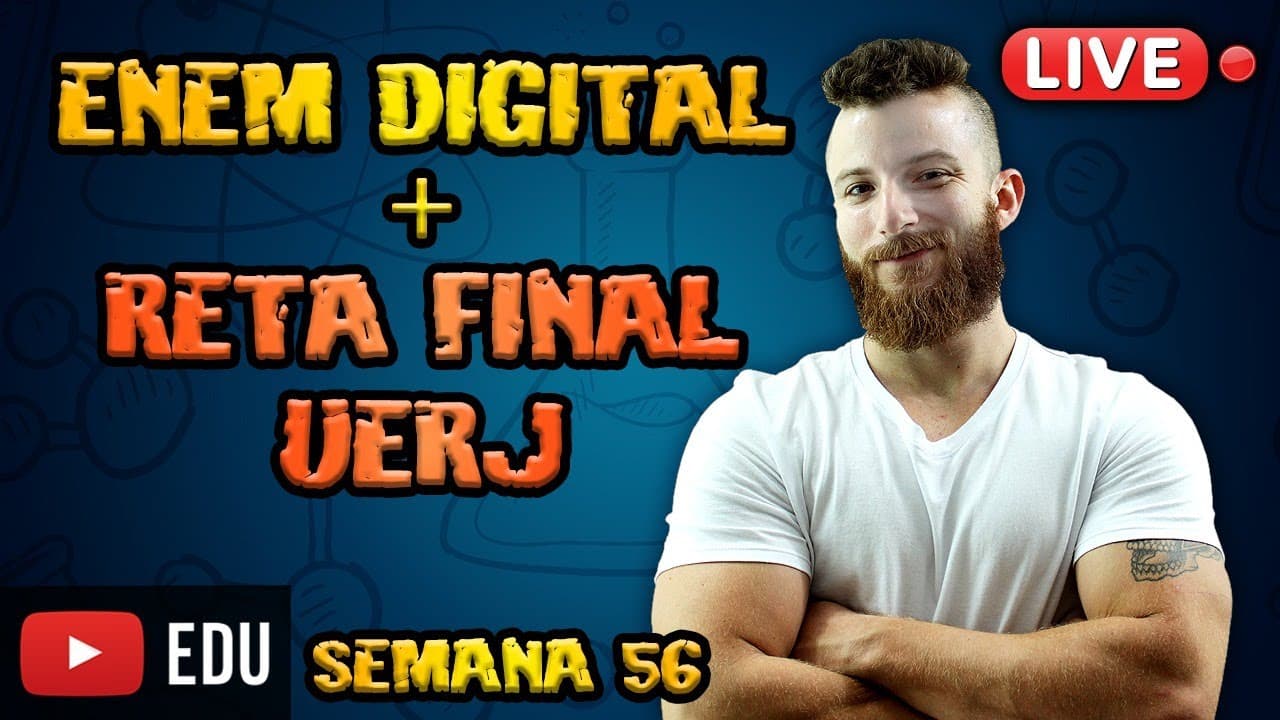 Thumbnail: RESOLUÇÃO DE QUESTÕES - ENEM DIGITAL + RETA FINAL UERJ