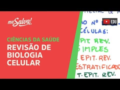 Thumbnail da aula: Me Salva! BBE02 - Revisão de Biologia Celular - Histologia Humana