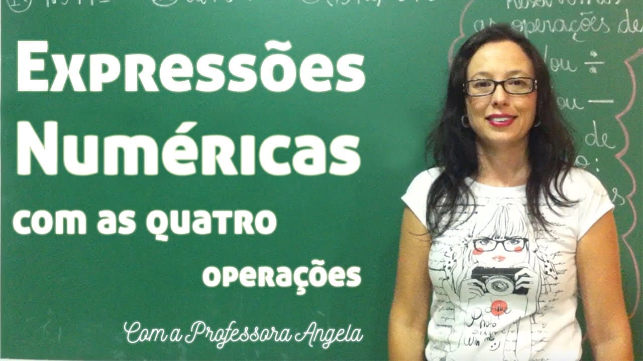 Thumbnail: Expressões Numéricas com as Quatro Operações - Vivendo a Matemática com a Professora