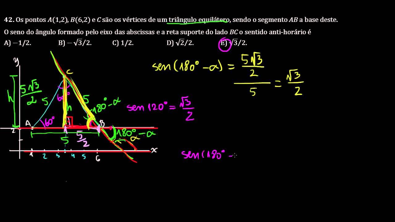 Thumbnail: Correção UFRGS 2012 Matemática questões 41 a 44