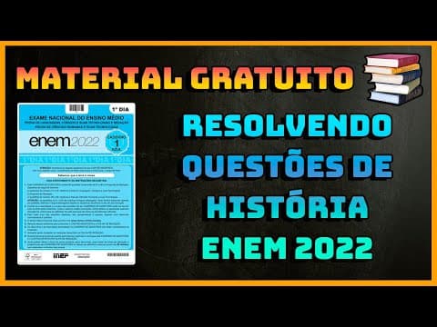 Thumbnail da aula: Resolvendo questões do ENEM 2022 - (Questão 81 - DIP) + MATERIAL GRATUITO