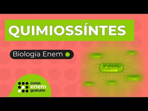 Thumbnail da aula: QUIMIOSSÍNTESE | Biologia para o Enem | Cláudia de Souza Aguiar