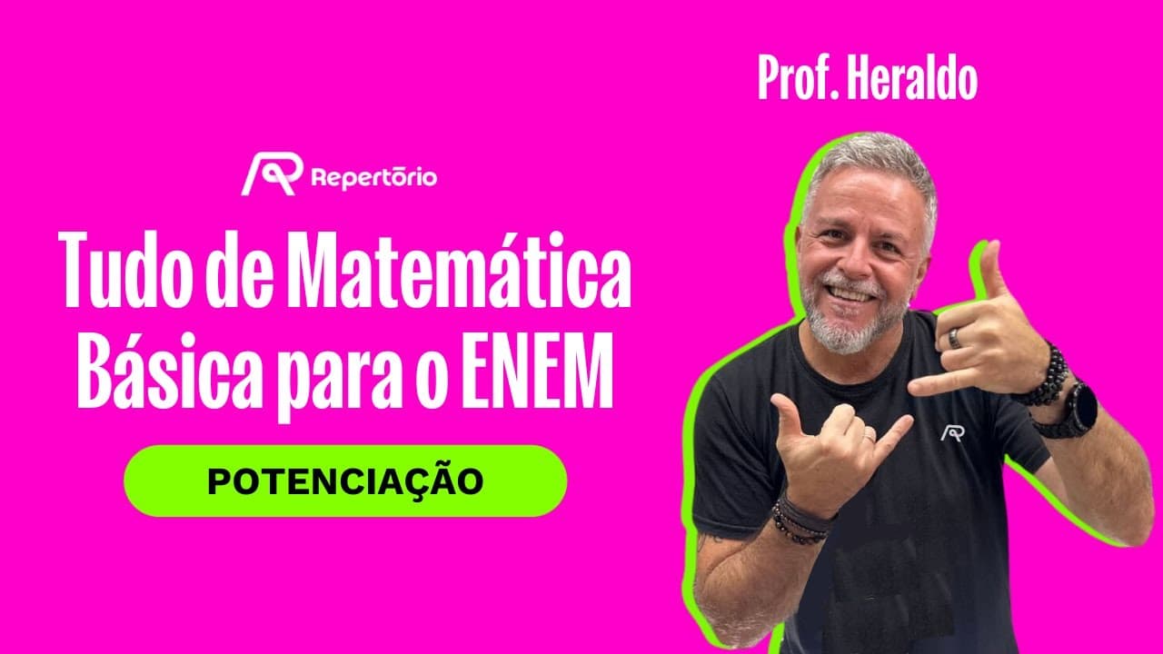 Thumbnail: Potenciação (corte da live de Matemática 13/01/2025)