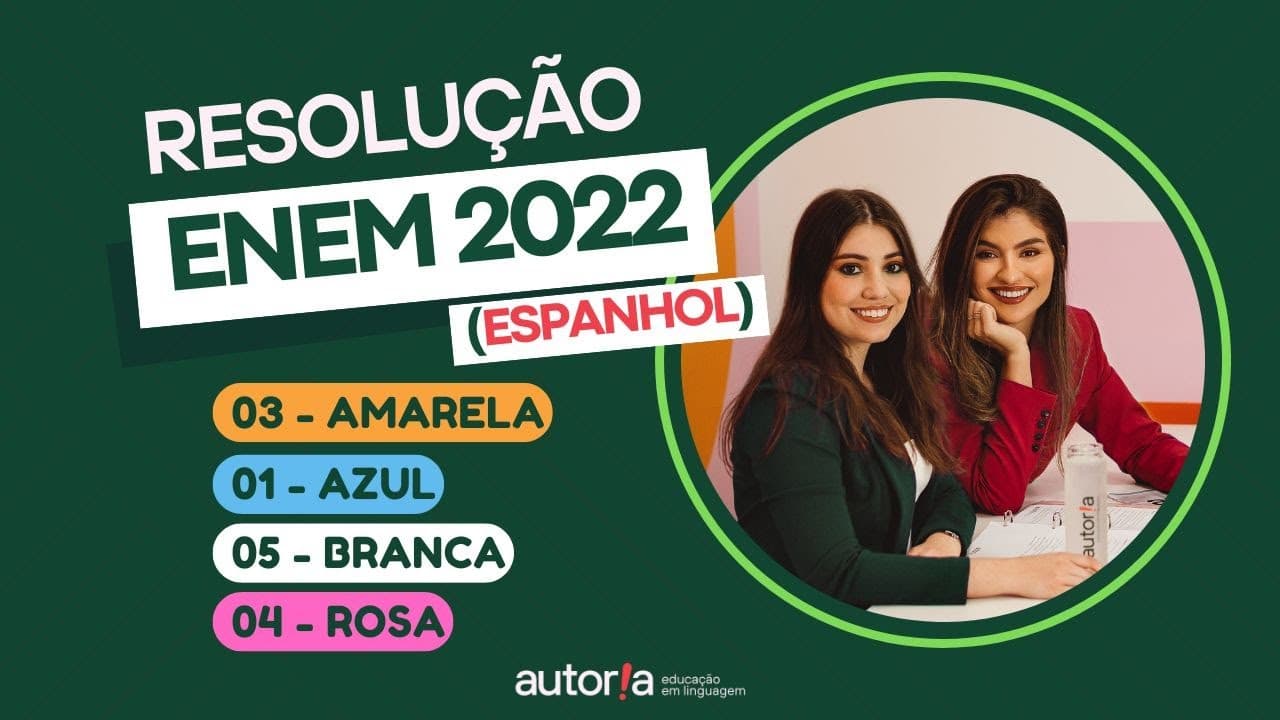 Thumbnail: Enem 2022 - Autoria Linguagem - Questão 03 | Linguagens, prova amarela