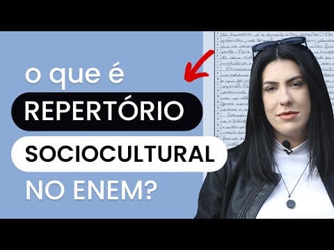 Thumbnail da aula: O que é repertório sociocultural no Enem?