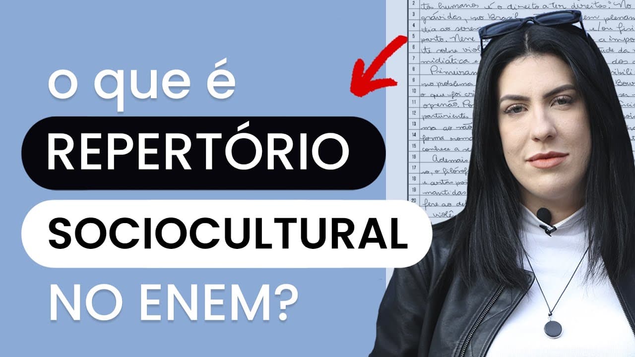 Thumbnail: O que é repertório sociocultural no Enem?