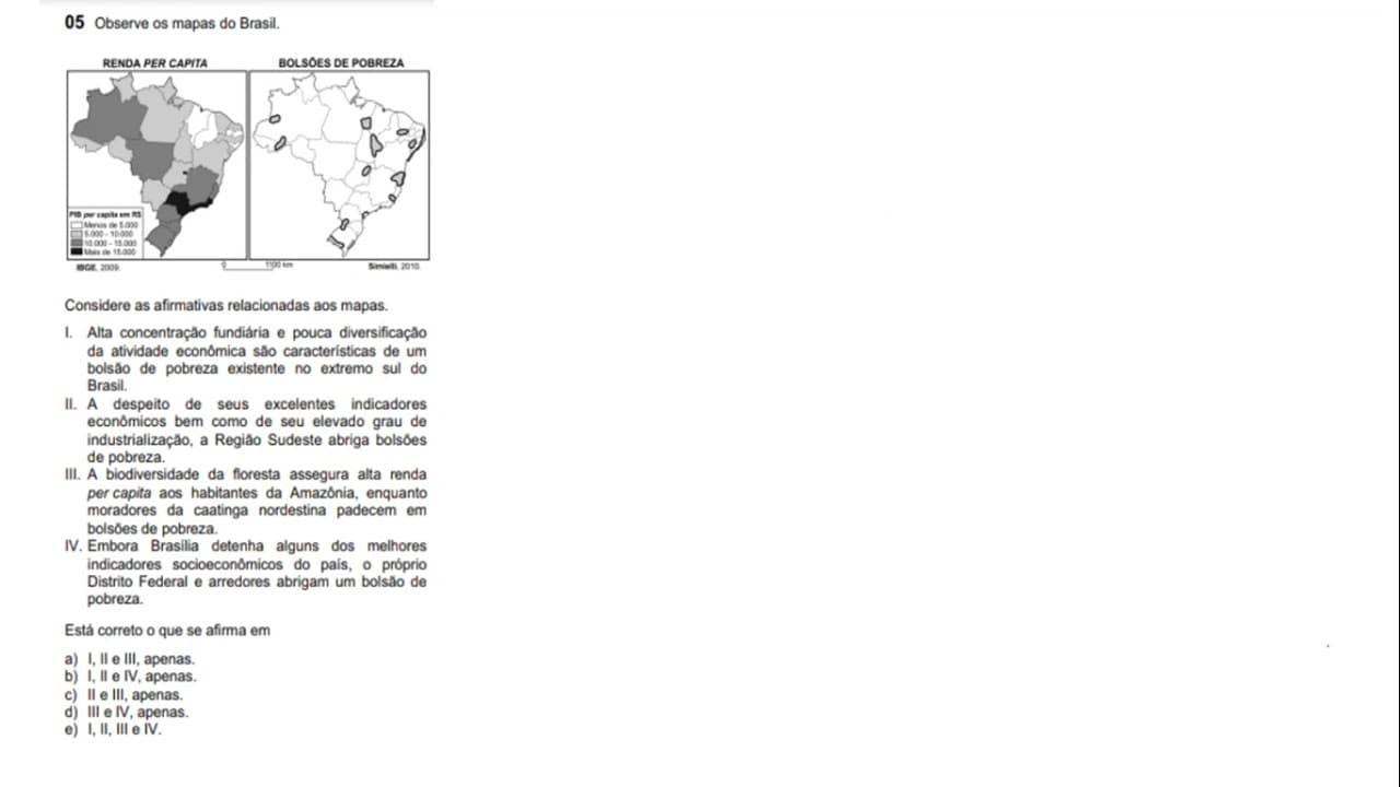 Thumbnail: 05 - FUVEST 2012 (geografia)