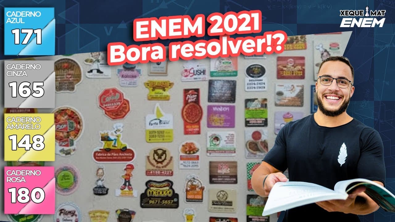 Thumbnail: 🟣 Questão 171 - Caderno Azul | Geometria Plana | MATEMÁTICA ENEM 2021