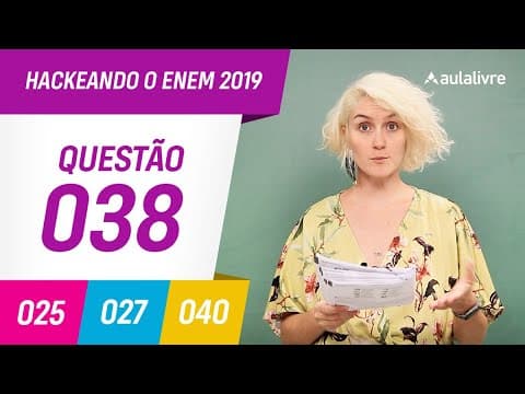 Thumbnail da aula: Enem 2019 | Educação Física: Educação para a saúde | Questão 38 (branco)