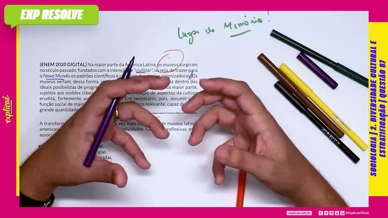 Thumbnail: NA MAIOR PARTE DA AMÉRICA LATINA, OS MUSEUS SURGIRAM(...) |  DIVERSIDADE CULTURAL E ESTRATIFICAÇÃO