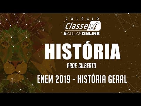 Thumbnail da aula: RESOLUÇÃO DO ENEM 2019 - História