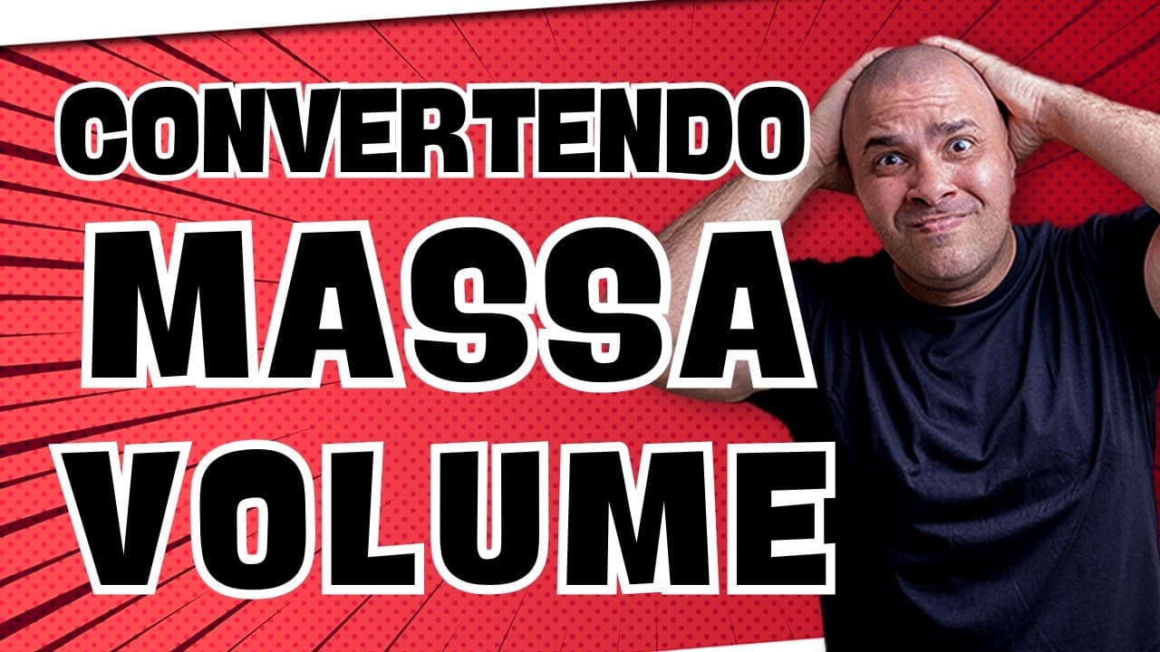 Thumbnail: Como CONVERTER Unidades de MASSA e VOLUME: Quilo, Grama, Litro, mililitro etc COM EXERCÍCIOS