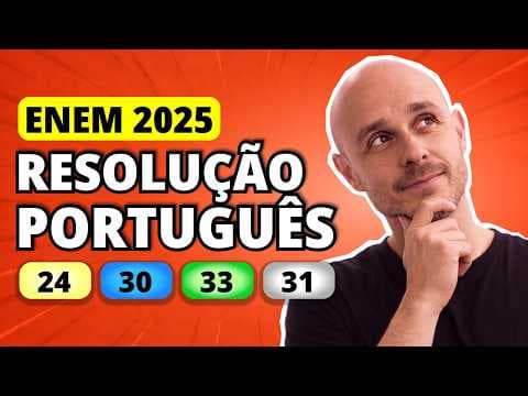 Thumbnail da aula: ENEM 2025 Linguagens – Questão 24 | Uruku Urucum Rocou (Bixa orellana) Moju, dono da água, não gosta
