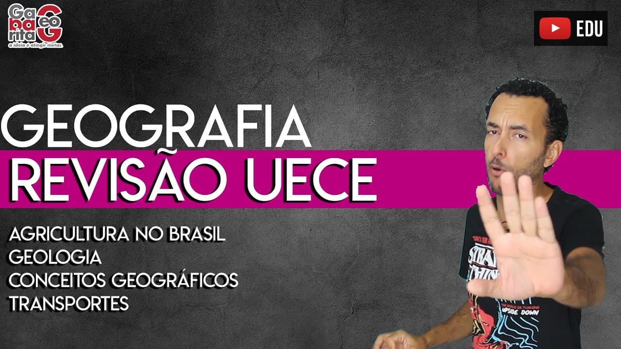 Thumbnail: REVISÃO UECE | GEOGRAFIA | VESTIBULAR