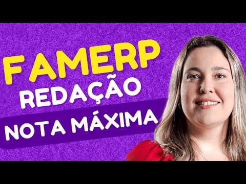 Thumbnail da aula: TUDO SOBRE A REDAÇÃO DA FAMERP