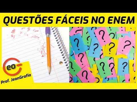 Thumbnail da aula: COMO É UMA QUESTÕES BAIXA FÁCIL NO ENEM