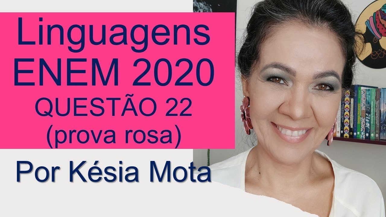 Thumbnail: Questão 22 do ENEM 2020 (prova rosa)