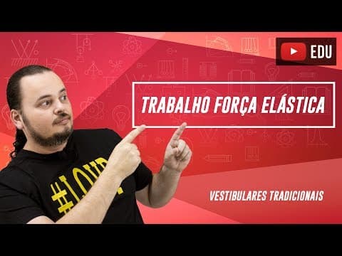 Thumbnail da aula: Dinâmica | Trabalho da força elásticas | ENEM e vestibulares