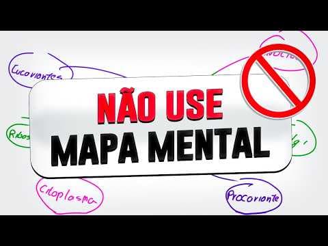 Thumbnail da aula: ESTUDAR POR MAPA MENTAL TE DEIXA BURRO