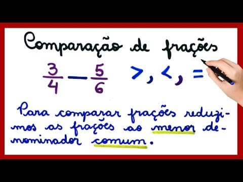 Thumbnail da aula: COMPARAÇÃO DE FRAÇÕES.