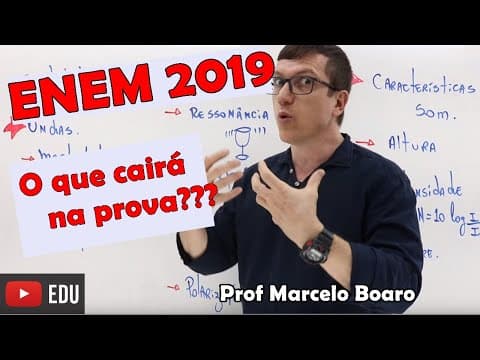 Thumbnail da aula: O que mais cai no ENEM em Física?   Dicas e revisão para a PROVA.