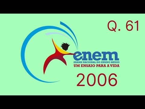 Thumbnail da aula: Questão 61 ENEM 2006 (Matemática)