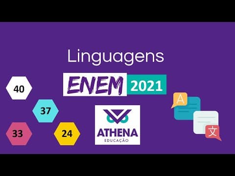 Thumbnail da aula: ENEM 2021 - Questão 37 - "Comportamento geral Você deve estampar sempre um ar de alegria"